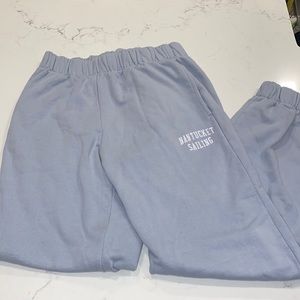 Brandy Melville light blue sweatpants